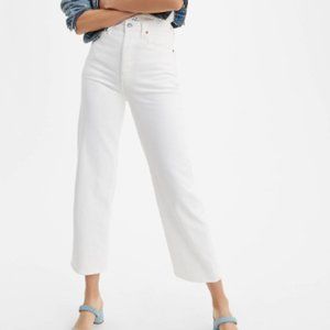 Levi's Ribcage Ankle Straight Jeans: Size 28